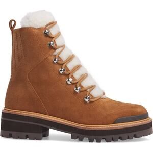 Marc Fisher Izzie Genuine Shearling Lug Sole Boot Size 5 New